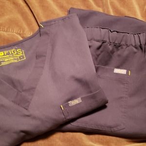 Figs mens charcoal large set